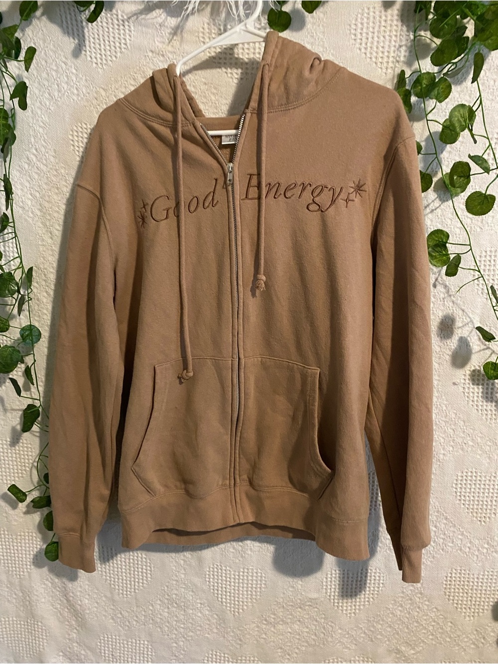 Mighty Fine Cozy Hoodie in Taupe